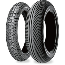Power Supermoto Rain Tire — 120/80R16, Tubeless, Front
