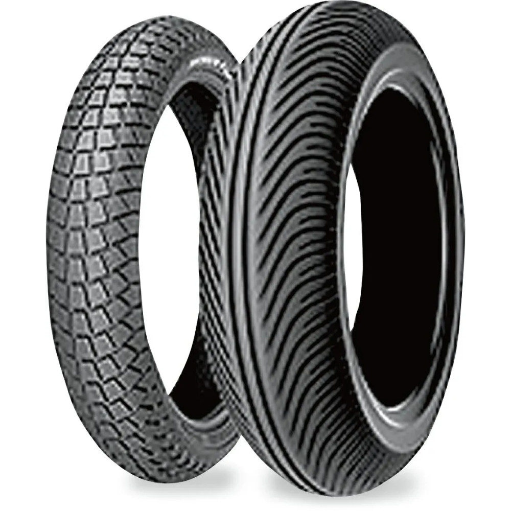 Power Supermoto Rain Tire — 120/80R16, Tubeless, Front