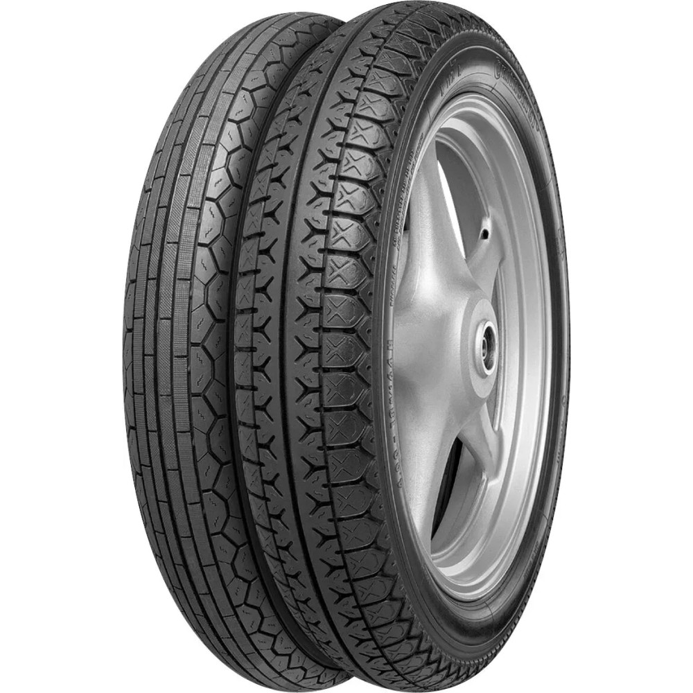 Conti Twin RB2/K112 Tire — 3.50-16, 58P, tube type, blackwall