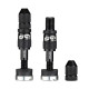 Juego de válvulas Schrader Quick Fill para tubeless — Schrader sin cámara, negro