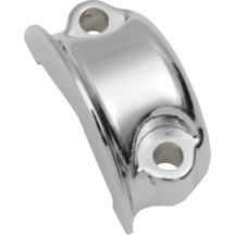 Mitad de abrazadera de control de freno/embrague — acabado cromado