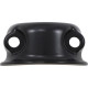 Mitad de abrazadera para control de freno/embrague — Aluminio, Negro, Pulido