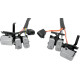 Kit de interruptores para manillar — montaje izquierdo/derecho, 6 botones, cromo