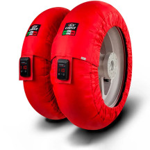 Suprema Vision Tire Warmer — M/XXL, Front ≤125/17, Rear ≥200/55-17, Red