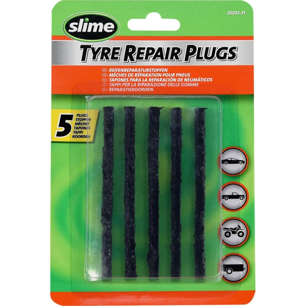 Tire Repair Plugs — 4" (10.16 cm), 5 Pack