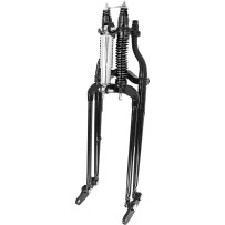 Fork Assembly — Black, Chrome