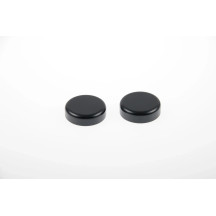 Fork Caps — Fork Tube, Pair, Black