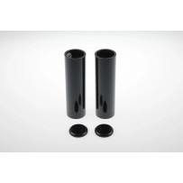 Fork Covers — Black, upper mount