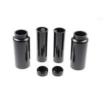 Fork Covers — 49 mm (1.93") fork tube, upper mount, black