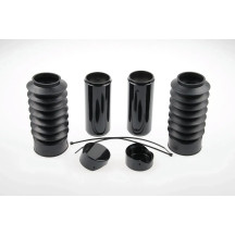 Fork Covers — Black, upper mount