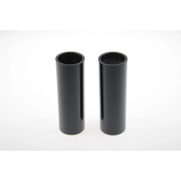 Fork Covers — Black, upper mount