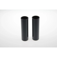 Fork Covers — Upper mount, black