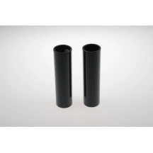 Fork Covers — Upper, black, aluminum