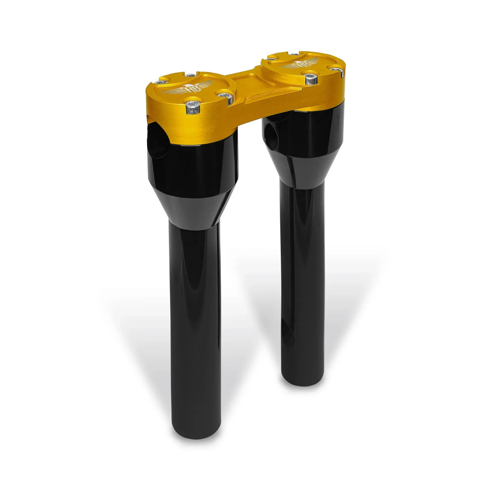 Clubstyle Straight Riser — 1" clamp, 8" length, Black