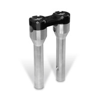 Clubstyle Straight Riser — 1" clamping diameter, 8" length, Black