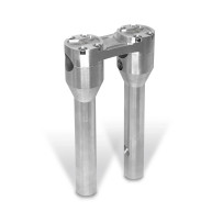 Clubstyle Straight Riser — 25.4 mm (1") clamp, 205 mm (8") length, Silver