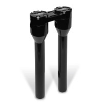 Clubstyle Straight Riser — 25.4 mm (1") clamp, 12" length, Black