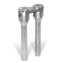 Clubstyle Straight Riser — 12" length, 1" clamp, silver finish