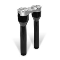 Clubstyle Straight Riser — 32 mm clamp, 10" length, black or silver