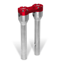 Clubstyle Straight Riser — 32 mm clamp, 12 in length, red or silver