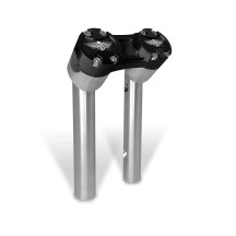 Clubstyle Pullback Riser — 8 in (20.5 cm), 25.4 mm, Black, Silver