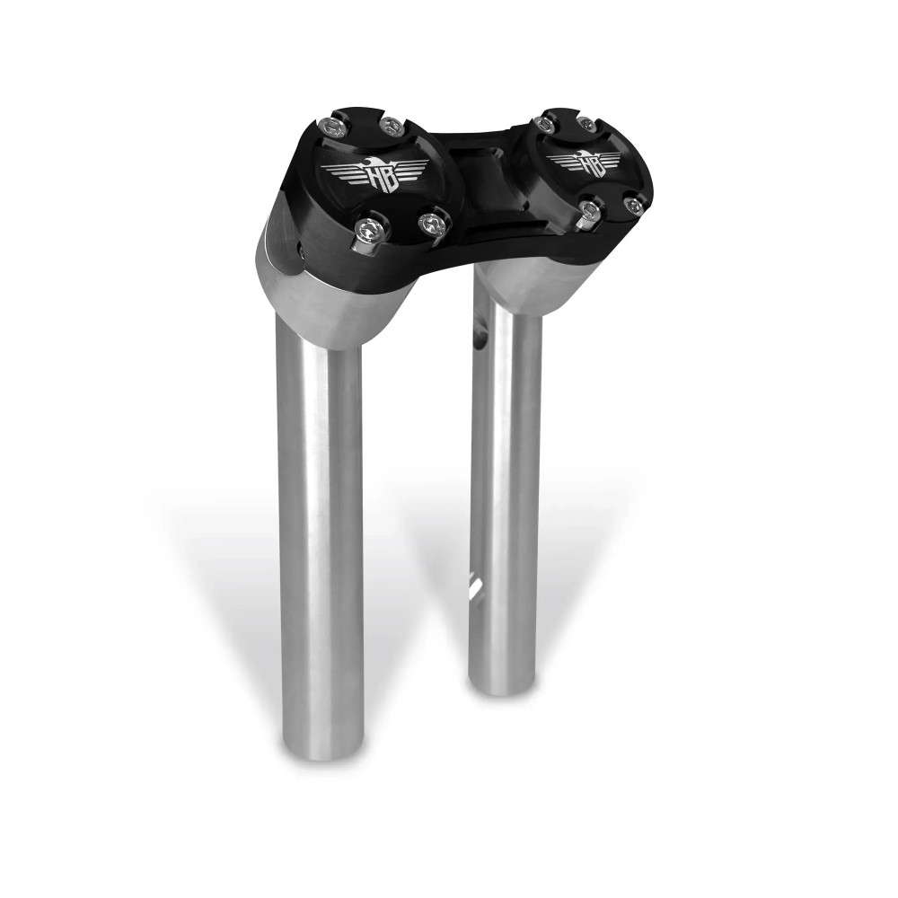 Clubstyle Pullback Riser — 8 in (20.5 cm), 25.4 mm, Black, Silver