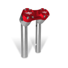 Elevador Clubstyle Pullback — 32 mm (1-1/4"), 20.5 cm (8"), Rojo, Plata