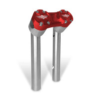 Elevador Clubstyle Pullback — 25.5 cm (10"), 32 mm (1-1/4"), Rojo, Plateado