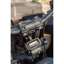 Phatbar & Riser Kit — 1-1/4" clamping, 3" pullback, Black Gloss