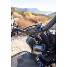 Phatbar & Riser Kit — 1-1/4" clamping, 3" pullback, Black Gloss