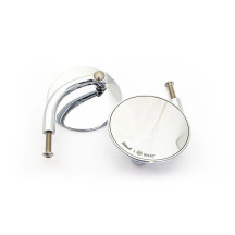 Utility Mirror Round Short Arm — Chrome, Pair
