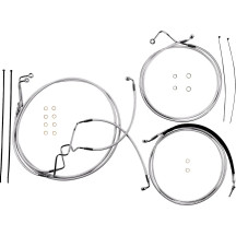 Sterling Chromite II® Designer Handlebar Installation Kit — 6" fit, ape hanger, chrome