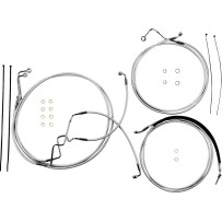 Sterling Chromite II® Designer Handlebar Installation Kit — 6" fit, ape hanger, chrome