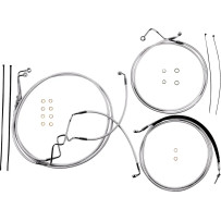 Sterling Chromite II® Designer Handlebar Installation Kit — 20.3 cm (8") handlebar height, Ape Hanger