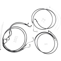 KARBONFIBR Designer Handlebar Installation Kit — 25.5 cm (10"), ape hanger, carbon fiber