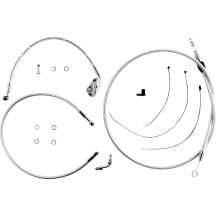 Sterling Chromite II® Designer Handlebar Installation Kit — 6" fit, ape hanger, chrome