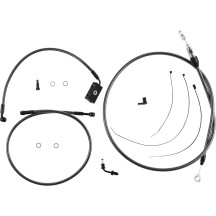 KARBONFIBR Designer Handlebar Installation Kit — 8" handlebar height, Ape Hanger, Carbon Fiber