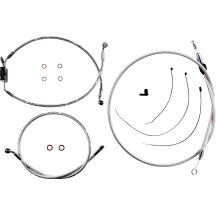 Sterling Chromite II® Designer Handlebar Installation Kit — 6" fit, Ape Hanger, ABS