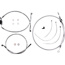 Sterling Chromite II® Designer Handlebar Installation Kit — fits 10" handlebars, ape hanger, chrome, clear-coated