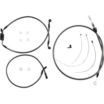 KARBONFIBR Designer Handlebar Installation Kit — 10" handlebar height, Ape hanger, Carbon fiber