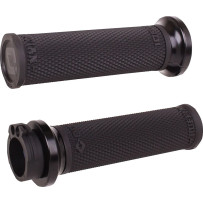 Ruffian Lock-On Street Grips — 25.4 mm (1 in) handlebar, Black