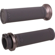 Ruffian Lock-On Street Grips — 25.4 mm (1") , Gray