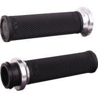 Ruffian Lock-On Street Grips — 25.4 mm (1") handlebar, Black