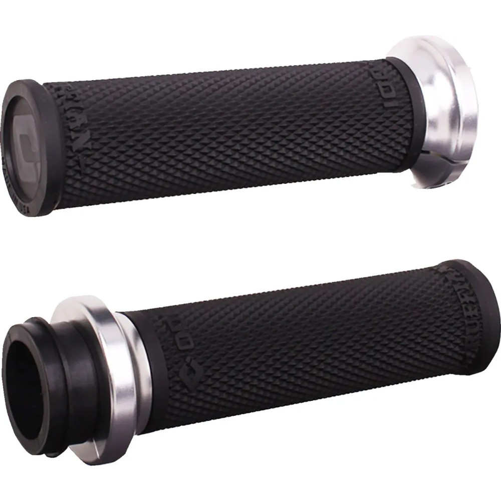 Ruffian Lock-On Street Grips — 25.4 mm (1") handlebar, Black