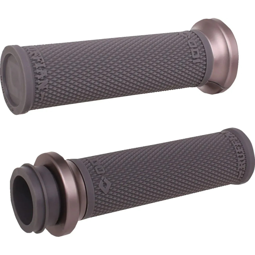 Ruffian Lock-On Street Grips — Graphite, 25.4 mm (1")