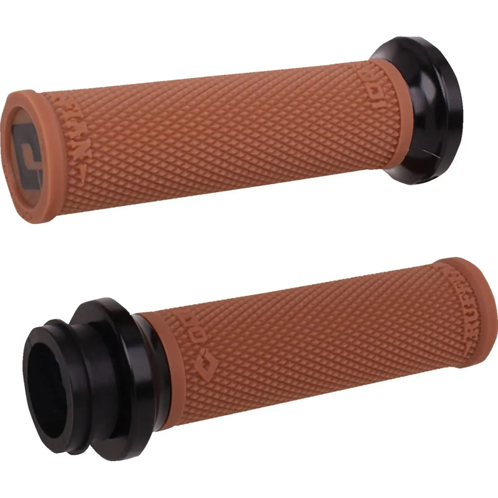 Ruffian Lock-On Street Grips — 25.4 mm (1"), gum rubber