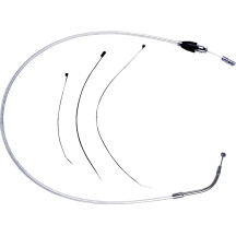 Sterling Chromite II® Quick Connect Upper Clutch Cable — 99.5 cm, 59 mm travel, Chrome