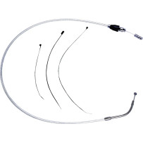 Sterling Chromite II® Quick Connect Upper Clutch Cable — 110 cm (43-1/4"), 59 mm (2-5/16"), Chrome