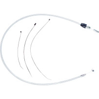 Sterling Chromite II® Quick Connect Upper Clutch Cable — 109 cm (43"), 59 mm (2-5/16"), Chrome