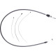 Cable superior de embrague Quick Connect KARBONFIBR — 99 cm, 59 mm recorrido, Plata